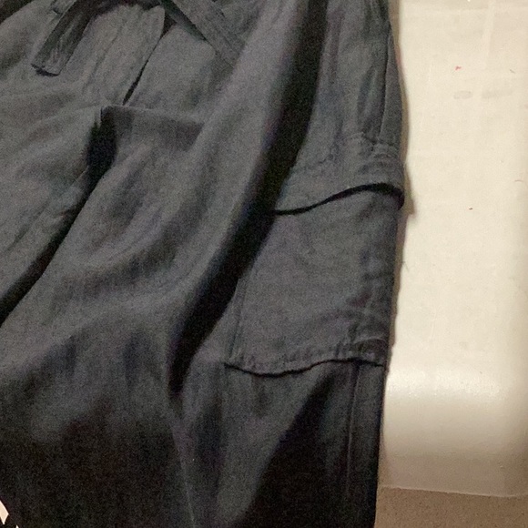 Wilfred Black Paperbag Waist Loose Fit Pants - Picture 3 of 9